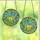 Vibrant Art Admirers' Stained Glass Heart Mosaic Intricate Blue Golden Yellow Stained Glass Suncatcher - AsNVZmdyiq