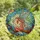 Fantasy Art Lovers' Tiffany Stained Glass Fairy Dandelion Tree Blue Green Pink Orange Mosaic Stained Glass Suncatcher - 4