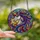 Fantasy Art Lovers' Majestic Stained Glass Unicorn Jewel Tone Blue Purple Gold Orange Fuchsia Mosaic Stained Glass Suncatcher - 2