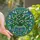 Art & Nature Lovers' Tiffany Stained Glass Lily of the Valley Floral Bouquet Vibrant Green Blue Jewel Tones Botanical Mosaic Stained Glass Suncatcher - 1