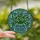 Art & Nature Lovers' Tiffany Stained Glass Lily of the Valley Floral Bouquet Vibrant Green Blue Jewel Tones Botanical Mosaic Stained Glass Suncatcher - 2