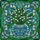 Art & Nature Lovers' Tiffany Stained Glass Lily of the Valley Floral Bouquet Vibrant Green Blue Jewel Tones Botanical Mosaic Stained Glass Suncatcher - 6
