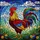 Stained Glass Art Enthusiasts' Vibrant Proud Rooster Tiffany Mosaic Jewel Tone Pattern Stained Glass Suncatcher - 6