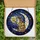 Cat Lovers' Tiffany Style Stained Glass Tabby Cat Crescent Moon Star Amber Jewel Tones Stained Glass Suncatcher - -DIQlWoJkB
