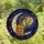 Cat Lovers' Tiffany Style Stained Glass Tabby Cat Crescent Moon Star Amber Jewel Tones Stained Glass Suncatcher - sj_J3QUjGJ