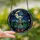Stained Glass Art Lovers' Intricate Tiffany Style Whimsical Skeleton Moonlit Mosaic Opalescent Pink Black Stained Glass Suncatcher - -xyt2fcvhf