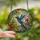 Nature Lovers' Vibrant Tiffany Stained Glass Hummingbird Tropical Foliage Jewel Tone Mosaic Edge-to-Edge Design Stained Glass Suncatcher - 2