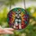 Schnauzer Lovers' Playful Dog Vibrant Jewel-Tone Tiffany Stained Glass Mosaic Art Stained Glass Suncatcher - Ff0LEf0N2m