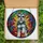Schnauzer Lovers' Playful Dog Vibrant Jewel-Tone Tiffany Stained Glass Mosaic Art Stained Glass Suncatcher - SpebZP7qDn