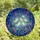 Whimsical Decor Enthusiasts' Intricate Stained Glass Glowing Ghosts Enchanted Forest Indigo Cerulean Stained Glass Suncatcher - 4