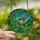 Nature Lovers' Intricate Hummingbird Pink Flower Tiffany Stained Glass Jewel Tone Mosaic Stained Glass Suncatcher - 2