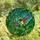 Nature Lovers' Intricate Hummingbird Pink Flower Tiffany Stained Glass Jewel Tone Mosaic Stained Glass Suncatcher - 4