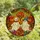 Festive Fall Fans' Whimsical Stained Glass Ghosts, Vibrant Jewel Tone Autumn Forest Art Stained Glass Suncatcher - 4