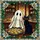 Whimsical Art Lovers' Iridescent Ghost Baking Black Cat Tiffany Stained Glass Kitchen Jewel Tone Mosaic Stained Glass Suncatcher - 6
