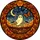 Whimsical Art Lovers' Tiffany Stained Glass Ghost Autumn Leaves Orange Amber Twilight Pattern Stained Glass Suncatcher - 6