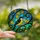 Nature Lovers' Radiant Stained Glass Bird Artwork, Tiffany Style Yellow Amber Blue Green Mosaic Pattern Stained Glass Suncatcher - 2