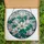 Art Lovers' Pearlescent Stained Glass Magnolia Floral Design with Teal Lavender Emerald Jewel Tones Stained Glass Suncatcher - 5