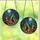 Christmas Art Lovers' Vibrant Jewel Tone Stained Glass Santa Campfire Forest Night Sky Design Stained Glass Suncatcher - 3