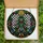Holiday Enthusiasts' Intricate Stained Glass Christmas Tree Mosaic, Tiffany Style Jewel Tones Stained Glass Suncatcher - SRM7sUmJUD