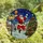 Festive Art Lovers' Vibrant Tiffany Stained Glass Santa Basketball Winter Village Mosaic Stained Glass Suncatcher - 29wtSXpsbZ