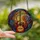 Music Lovers & Art Enthusiasts' Vibrant Stained Glass Acoustic Guitar Mosaic Artwork, Jewel Tone Abstract Patterns Stained Glass Suncatcher - 2