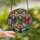 Holiday Art Lovers' Intricate Tiffany Stained Glass Nutcracker Soldiers Jewel Tone Mosaic Stained Glass Suncatcher - 2