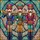 Holiday Art Lovers' Intricate Tiffany Stained Glass Nutcracker Soldiers Jewel Tone Mosaic Stained Glass Suncatcher - 6