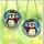 Penguin Lovers' Tiffany Stained Glass Penguin in Santa Hat Icy Blue & Red Jewel Tones Stained Glass Suncatcher - 3