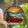 Holiday Lovers' Glowing Stained Glass Red Truck Christmas Tree Snowy Pine Mountain Art Stained Glass Suncatcher - IcfHOB-d6Z
