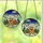 Festive Holiday Lovers' Whimsical Stained Glass Gingerbread Village Jewel Tone Art Stained Glass Suncatcher - 3