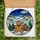 Festive Holiday Lovers' Whimsical Stained Glass Gingerbread Village Jewel Tone Art Stained Glass Suncatcher - 5