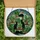 Nature & Cat Art Lovers' Intricate Stained Glass Botanical Black Cat Succulent Jewel Tone Mosaic Stained Glass Suncatcher - 5