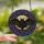 Gothic Art Enthusiasts' Tiffany Style Mothman Full Moon Red Roses Dark Blue Purple Floral Mosaic Stained Glass Suncatcher - tV9uyFefkF