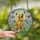 Golden Retriever Lovers' Tiffany Stained Glass Labrador Dog Monarch Butterfly Daisy Mosaic Stained Glass Suncatcher - B4LlkXTlp8