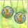 Golden Retriever Lovers' Tiffany Stained Glass Labrador Dog Monarch Butterfly Daisy Mosaic Stained Glass Suncatcher - C6RCeWxPb0