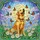 Golden Retriever Lovers' Tiffany Stained Glass Labrador Dog Monarch Butterfly Daisy Mosaic Stained Glass Suncatcher - 6