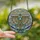 Hanukkah Celebrators' Ornate Stained Glass Menorah, Aflame Candles, Star of David, Amber Teal Blue Jewel Tones Stained Glass Suncatcher - 2