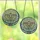 Hanukkah Celebrators' Ornate Stained Glass Menorah, Aflame Candles, Star of David, Amber Teal Blue Jewel Tones Stained Glass Suncatcher - 3