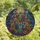 Christmas Art Lovers' Glowing Tiffany Stained Glass Butterfly Tree, Jewel Tone Swirling Geometric Mosaic Stained Glass Suncatcher - GNrFgOlMfz