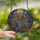 Christmas Art Lovers' Glowing Tiffany Stained Glass Butterfly Tree, Jewel Tone Swirling Geometric Mosaic Stained Glass Suncatcher - _eRUY4Z4tk