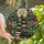 Book Lovers' Tiffany Stained Glass Christmas Book Tree with Jewel Tones and Mosaic Holly Stained Glass Suncatcher - 1