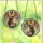 Dog Lovers' Majestic German Shepherd Feathered Wings Gold Tan Brown Tiffany Glass Art Mosaic Stained Glass Suncatcher - ovaIkaE80y