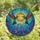 Nature Lovers' Radiant Jewel Tone Stained Glass Hummingbird Sun Lavender Floral Mosaic Stained Glass Suncatcher - CdzGnG0iXB