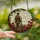 Remembrance Art Collectors' Contemplative WWI Soldier Stained Glass, Scarlet Poppies, Tiffany Mosaic Art Stained Glass Suncatcher - 2
