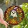 Halloween Lovers' Whimsical Stained Glass Ghost Pumpkin Succulent Snake Teal Orange Purple Autumn Stars Mosaic Stained Glass Suncatcher - 1