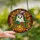 Halloween Lovers' Whimsical Stained Glass Ghost Pumpkin Succulent Snake Teal Orange Purple Autumn Stars Mosaic Stained Glass Suncatcher - 2