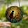 Cat Lovers' Detailed Black Cat Tiffany Stained Glass Golden Amber Teal Moonlit Branch Mosaic Stained Glass Suncatcher - 4DVkjzecNj