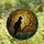 Cat Lovers' Detailed Black Cat Tiffany Stained Glass Golden Amber Teal Moonlit Branch Mosaic Stained Glass Suncatcher - irFiu4OO2s