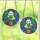 Whimsical Art Enthusiasts Glowing Jewel Tone Stained Glass Shy Ghost Monstera Geometric Mosaic Stained Glass Suncatcher - 3