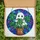 Whimsical Art Enthusiasts Glowing Jewel Tone Stained Glass Shy Ghost Monstera Geometric Mosaic Stained Glass Suncatcher - 5
